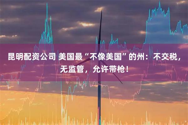 昆明配资公司 美国最“不像美国”的州:不交税,无监管,允许带枪!