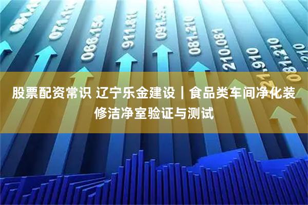 股票配资常识 辽宁乐金建设｜食品类车间净化装修洁净室验证与测试